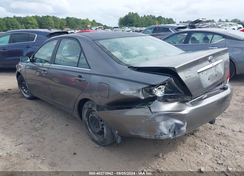 2005 TOYOTA CAMRY LE VIN: 4T1BE32K55U629128