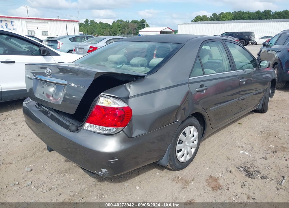 2005 TOYOTA CAMRY LE VIN: 4T1BE32K55U629128