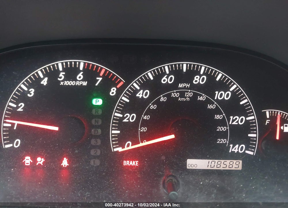 2005 TOYOTA CAMRY LE VIN: 4T1BE32K55U629128