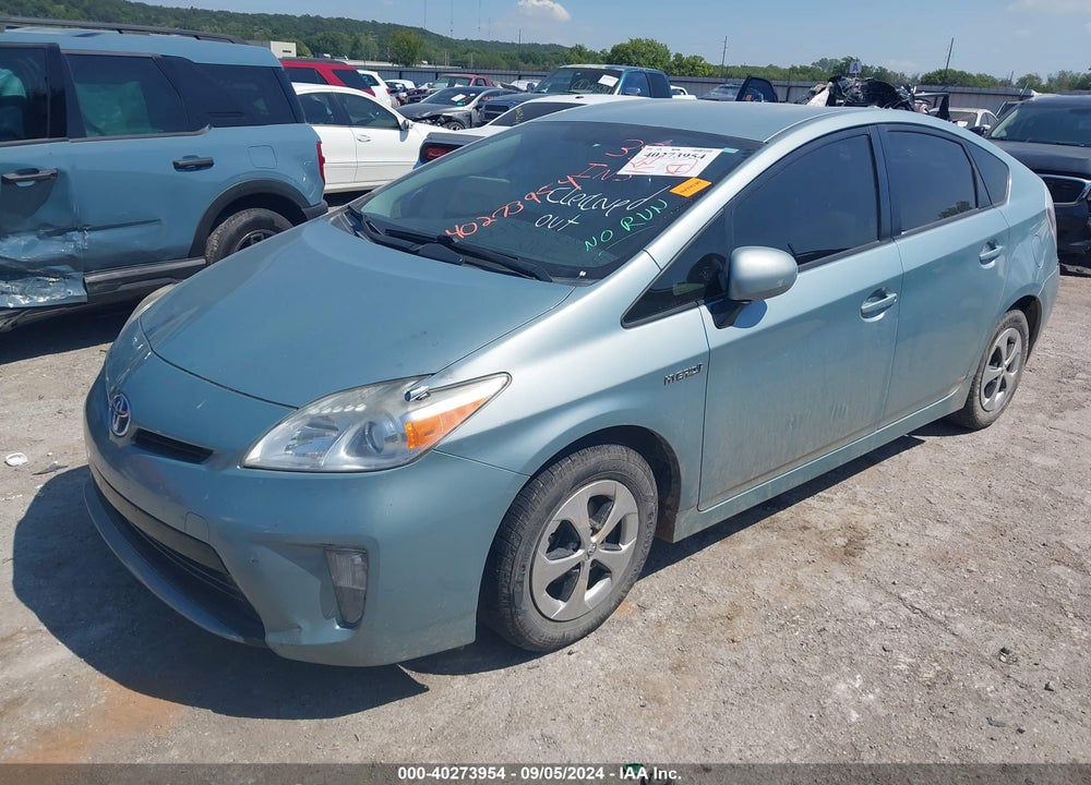 2012 TOYOTA PRIUS TWO VIN: JTDKN3DU6C5470825
