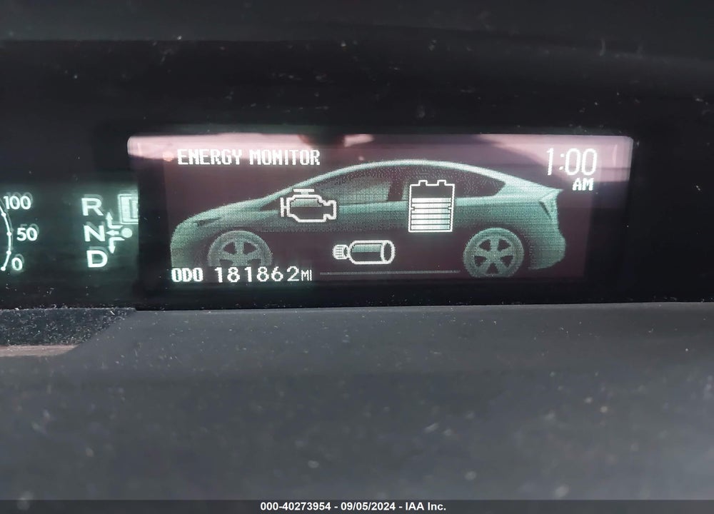 2012 TOYOTA PRIUS TWO VIN: JTDKN3DU6C5470825