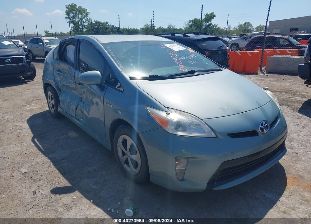 2012 TOYOTA PRIUS TWO VIN: JTDKN3DU6C5470825