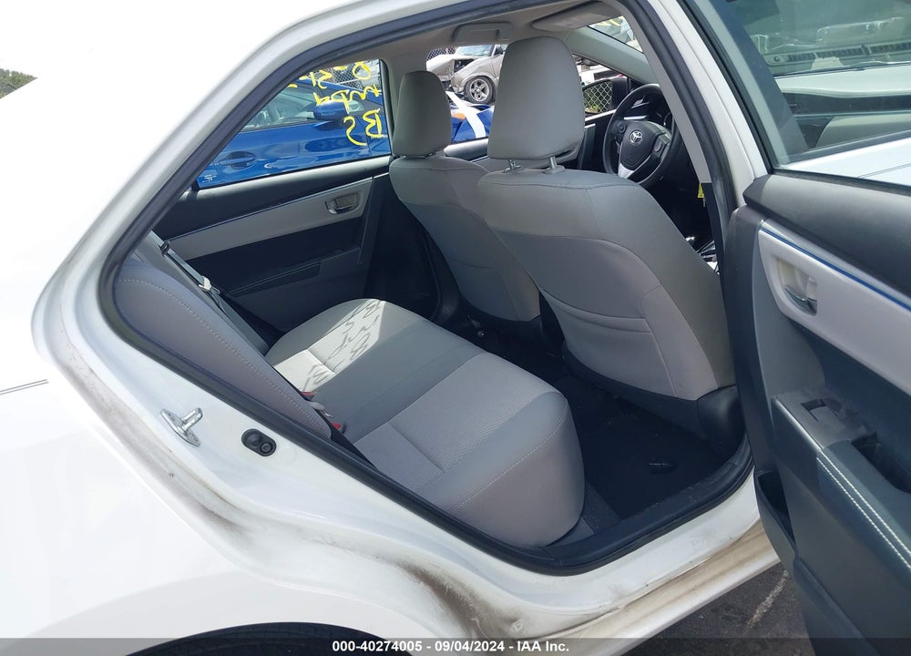 2015 TOYOTA COROLLA LE VIN: 2T1BURHE2FC422691