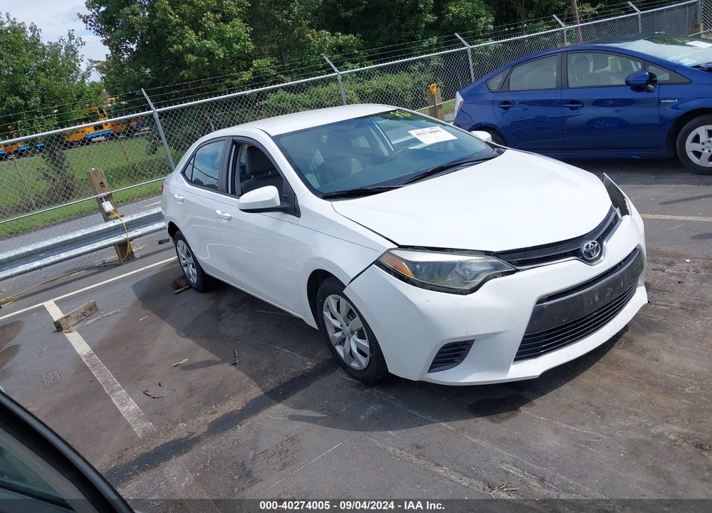 2015 TOYOTA COROLLA LE VIN: 2T1BURHE2FC422691