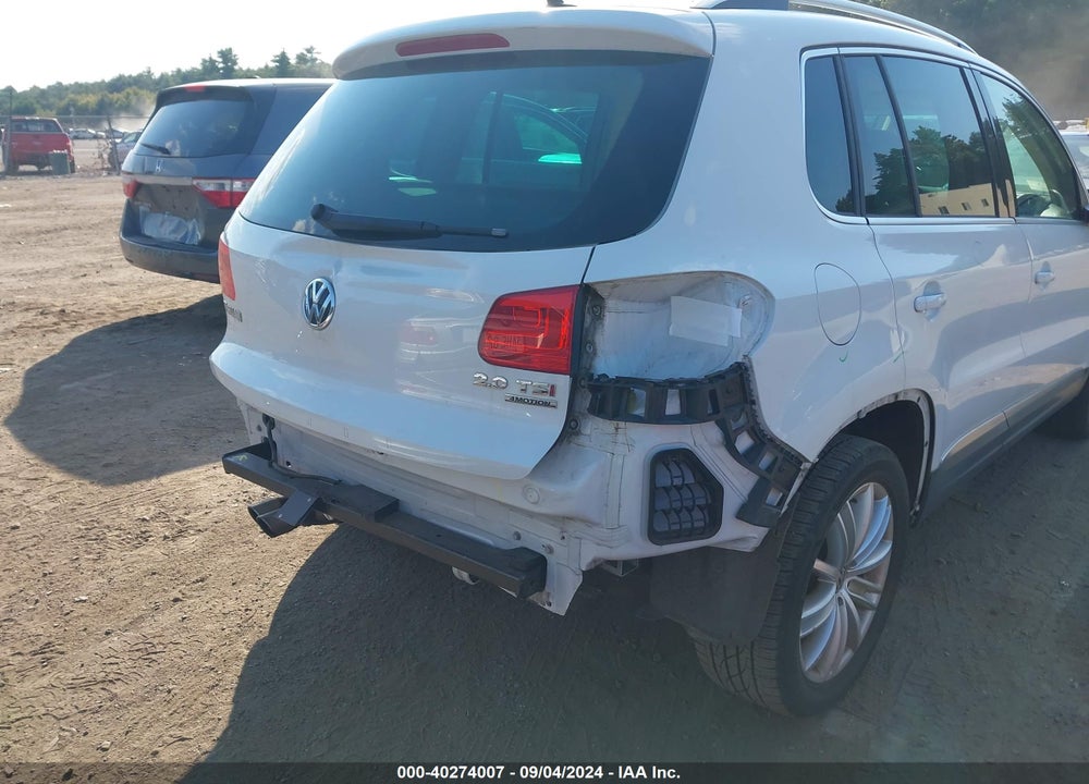 2015 VOLKSWAGEN TIGUAN SEL VIN: WVGBV7AX5FW582287