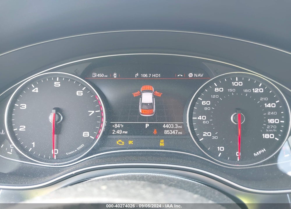 2015 AUDI A6 3.0T PREMIUM PLUS VIN: WAUFGAFC0FN007861