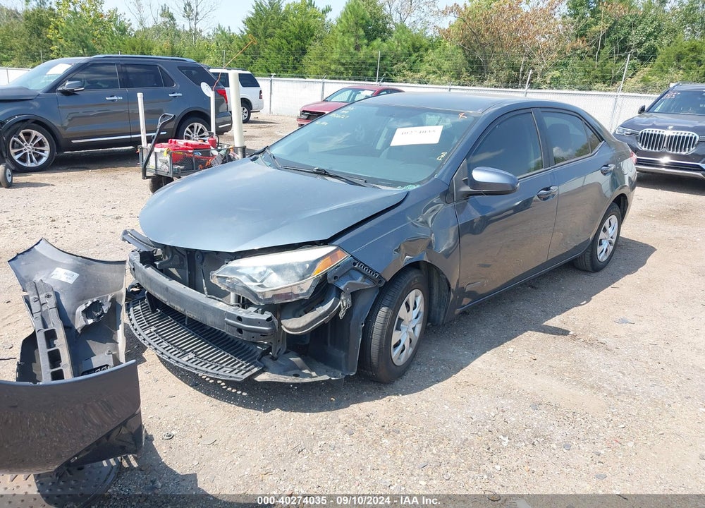 2016 TOYOTA COROLLA L VIN: 5YFBURHE3GP516127