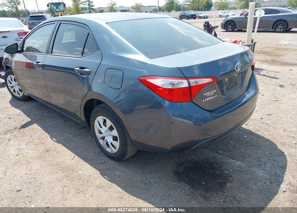 2016 TOYOTA COROLLA L VIN: 5YFBURHE3GP516127