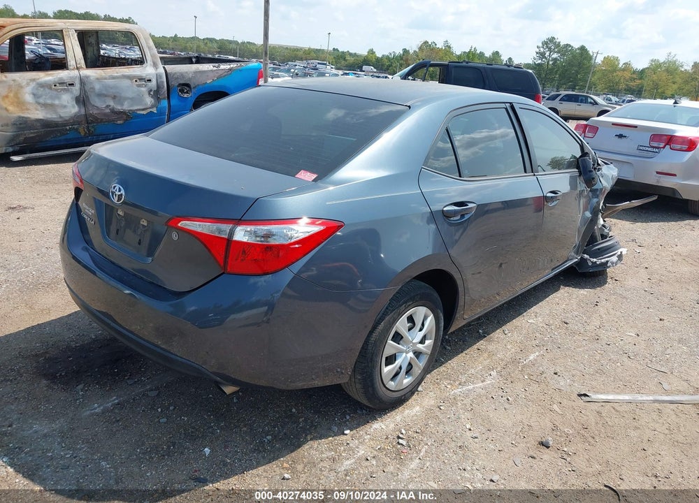 2016 TOYOTA COROLLA L VIN: 5YFBURHE3GP516127