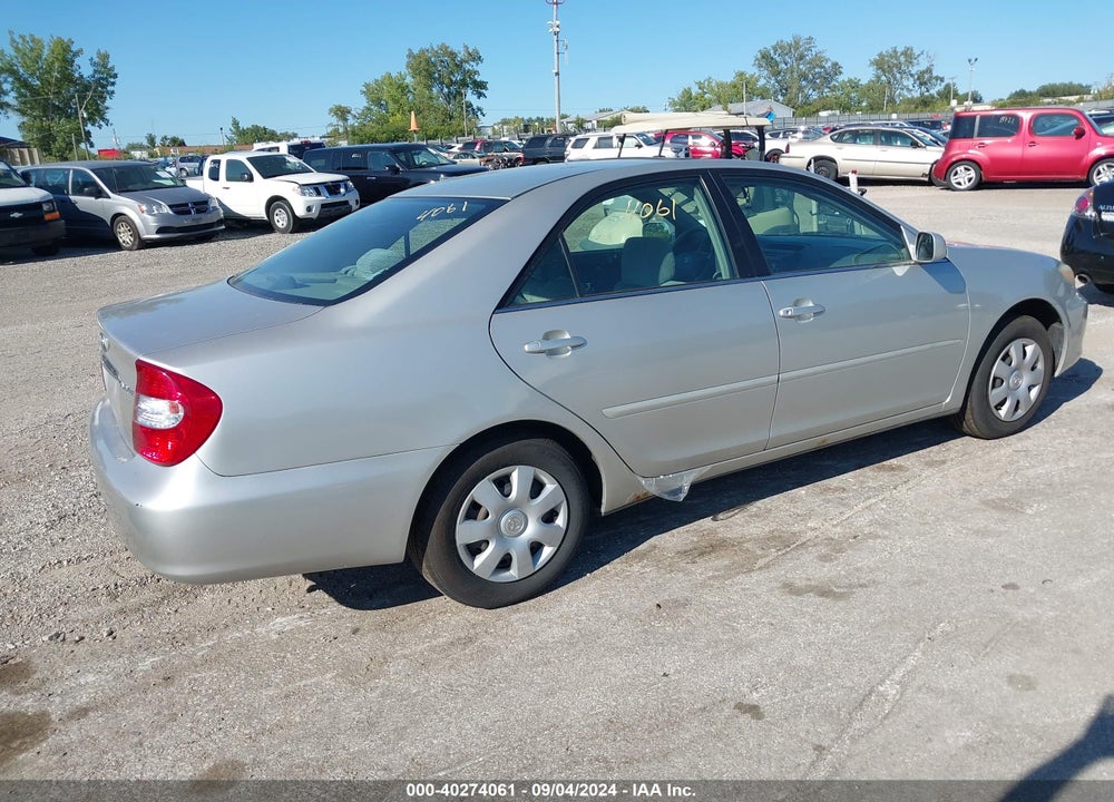 2004 TOYOTA CAMRY LE VIN: 4T1BE32K34U280811