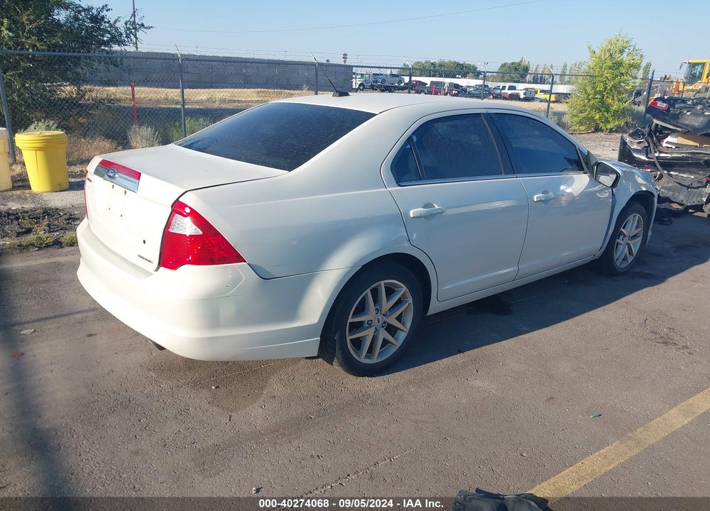 2012 FORD FUSION SEL VIN: 3FAHP0JGXCR398628