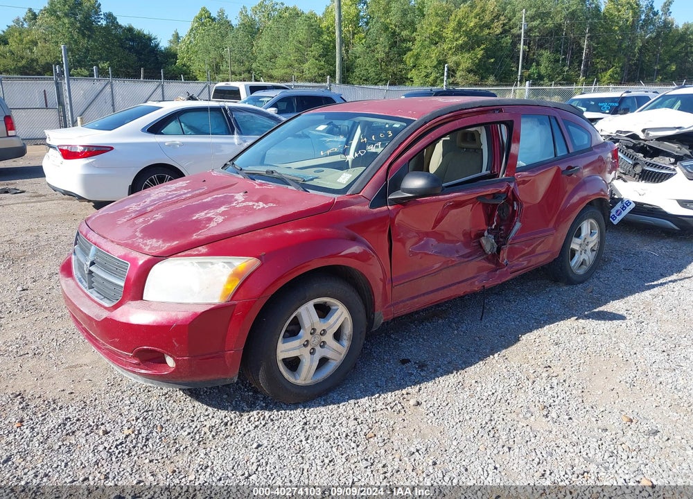 2007 DODGE CALIBER SXT VIN: 1B3HB48BX7D542429