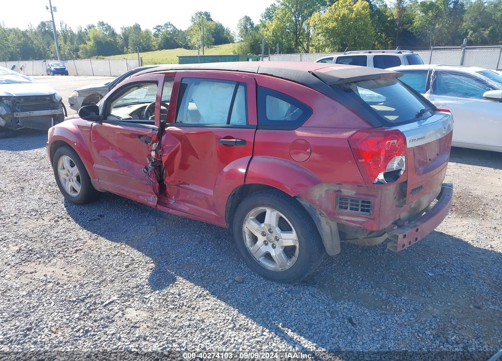 2007 DODGE CALIBER SXT VIN: 1B3HB48BX7D542429
