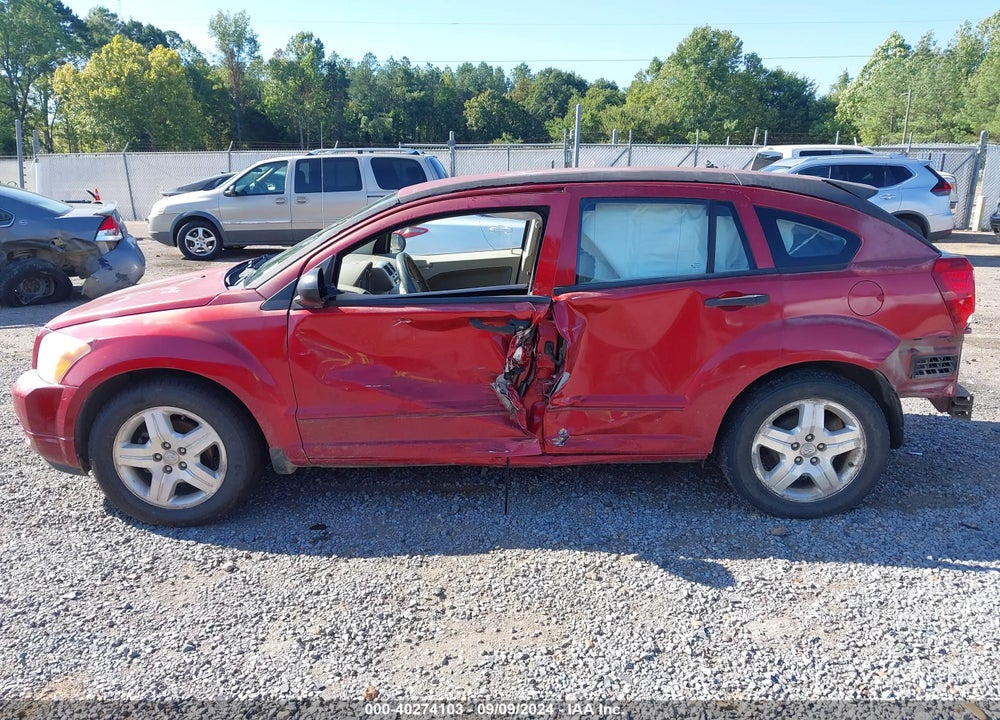 2007 DODGE CALIBER SXT VIN: 1B3HB48BX7D542429