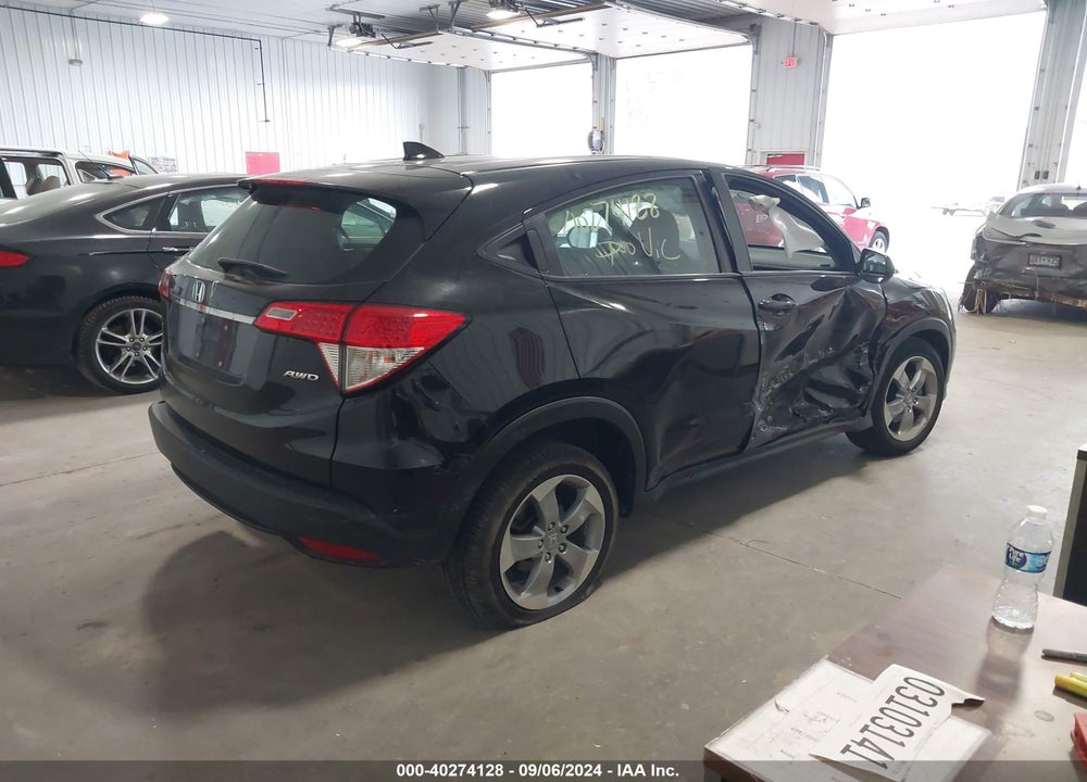 2019 HONDA HR-V LX VIN: 3CZRU6H37KG726489