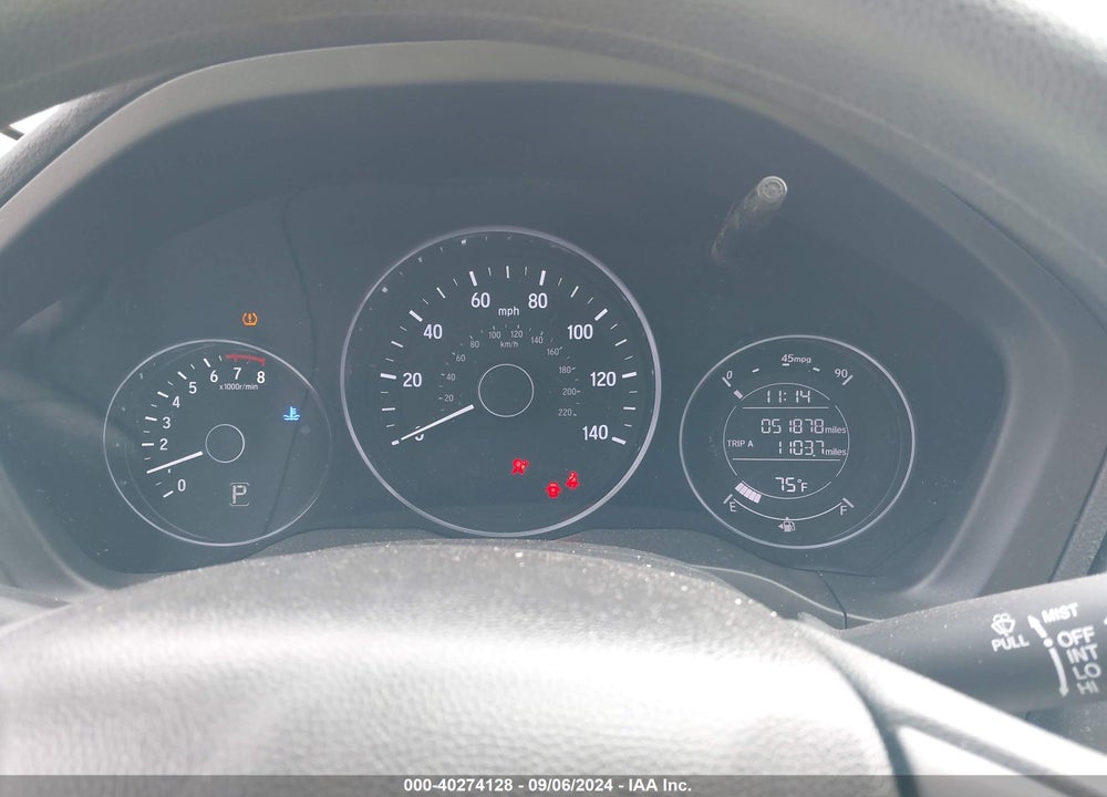 2019 HONDA HR-V LX VIN: 3CZRU6H37KG726489