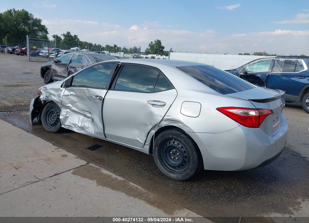 2017 TOYOTA COROLLA LE VIN: 2T1BURHE5HC885394