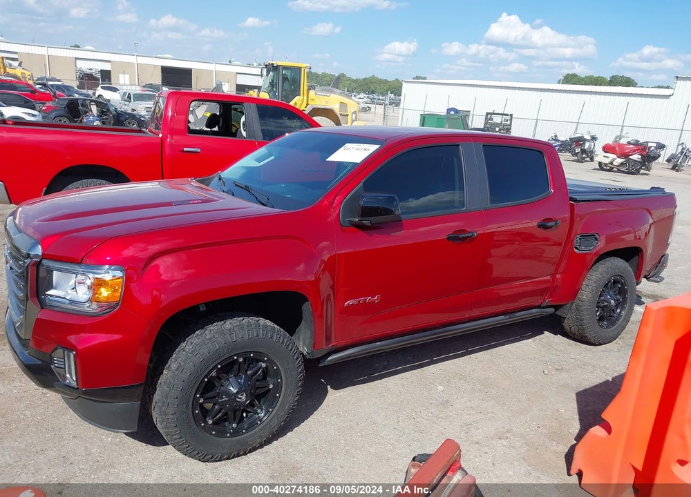 2021 GMC CANYON 4WD SHORT BOX AT4 - LEATHER VIN: 1GTP6FE16M1189061