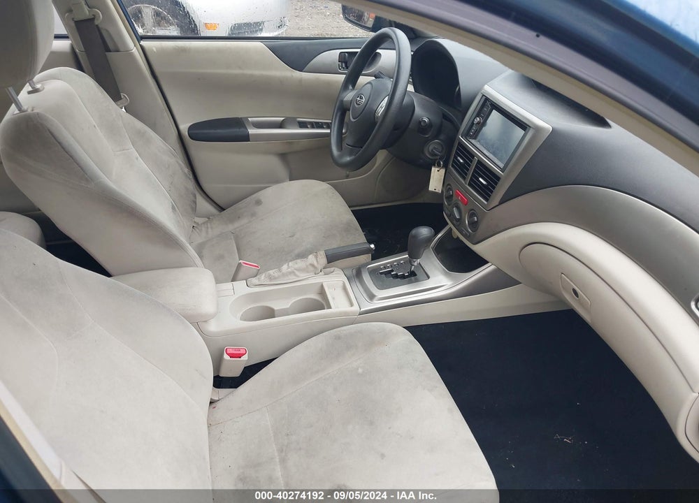 2009 SUBARU IMPREZA 2.5I VIN: JF1GH61639H823491