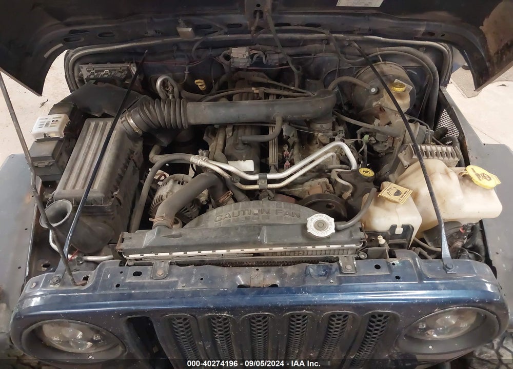2004 JEEP WRANGLER X VIN: 1J4FA39S14P747031
