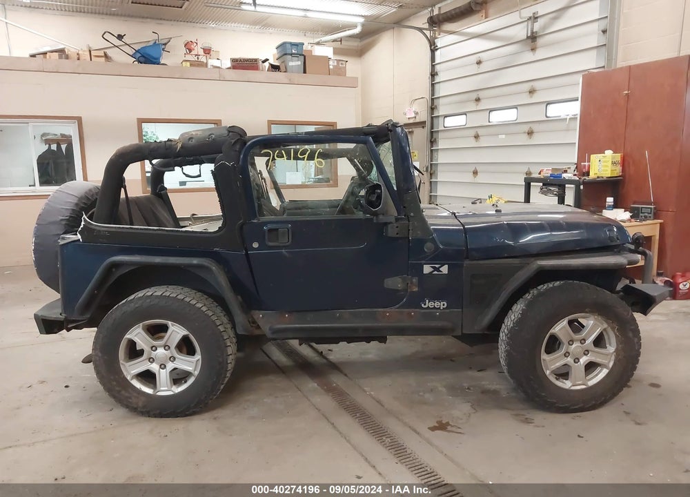 2004 JEEP WRANGLER X VIN: 1J4FA39S14P747031
