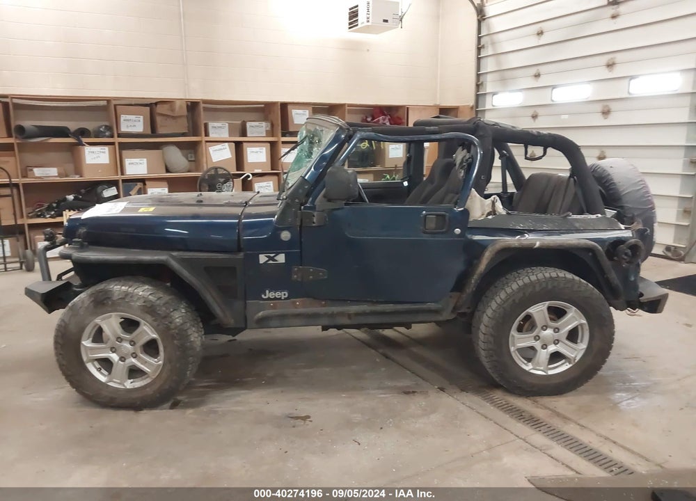 2004 JEEP WRANGLER X VIN: 1J4FA39S14P747031