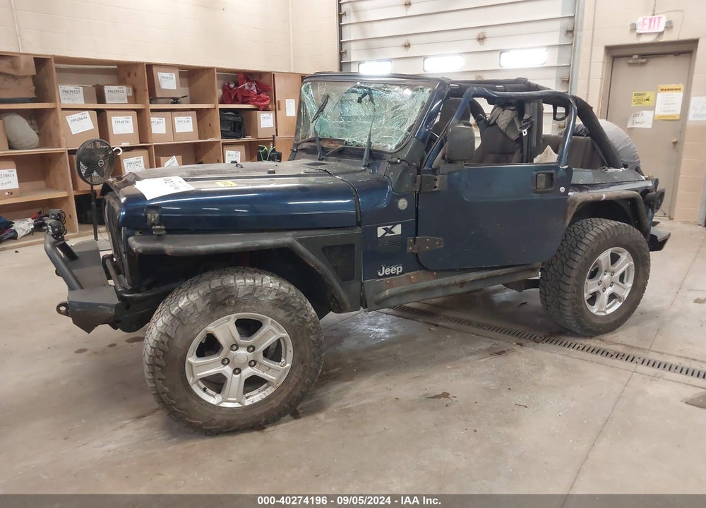 2004 JEEP WRANGLER X VIN: 1J4FA39S14P747031