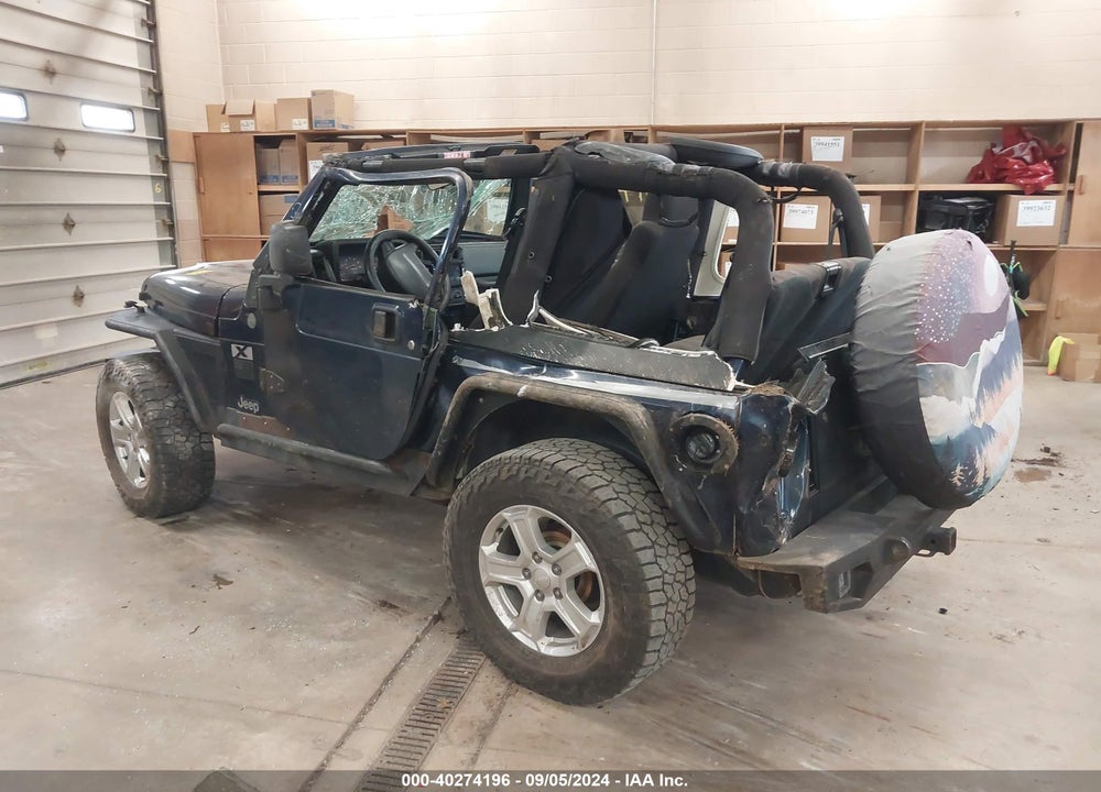 2004 JEEP WRANGLER X VIN: 1J4FA39S14P747031