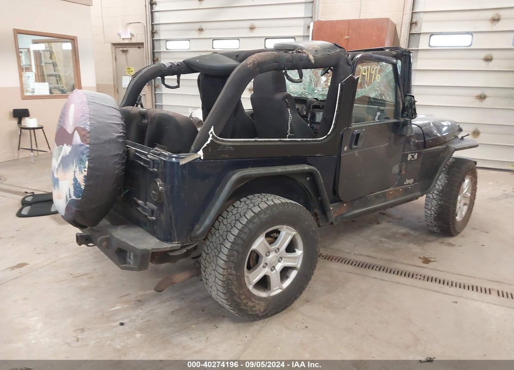 2004 JEEP WRANGLER X VIN: 1J4FA39S14P747031