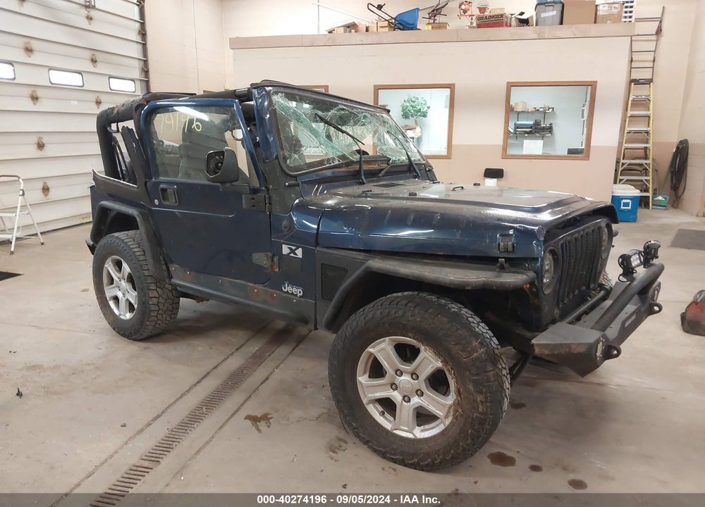 2004 JEEP WRANGLER X VIN: 1J4FA39S14P747031