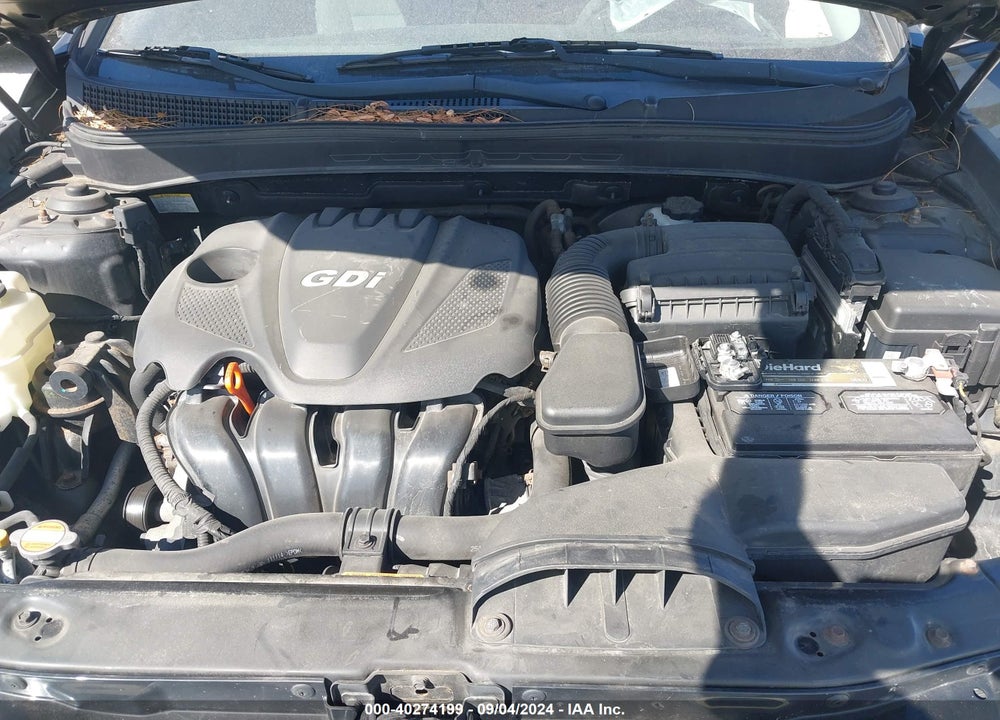 2012 HYUNDAI SONATA GLS VIN: 5NPEB4AC6CH453983