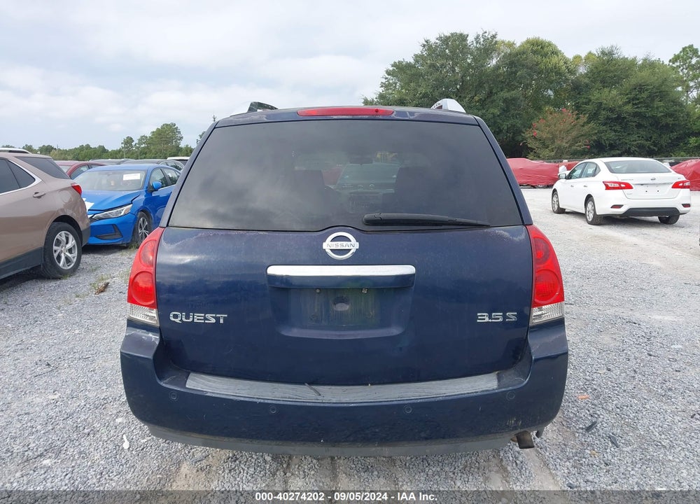 2007 NISSAN QUEST 3.5 S VIN: 5N1BV28U97N106890