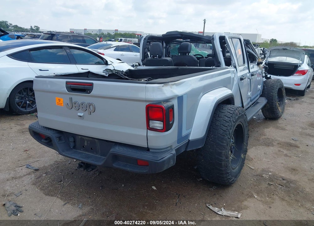 2022 JEEP GLADIATOR OVERLAND 4X4 VIN: 1C6HJTFG7NL123149