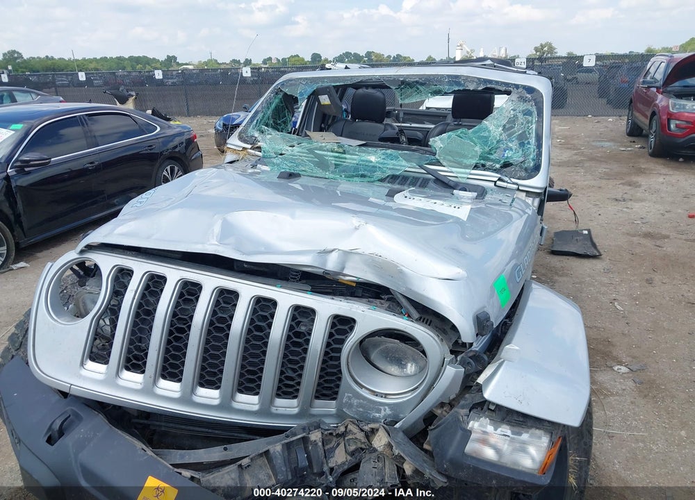 2022 JEEP GLADIATOR OVERLAND 4X4 VIN: 1C6HJTFG7NL123149