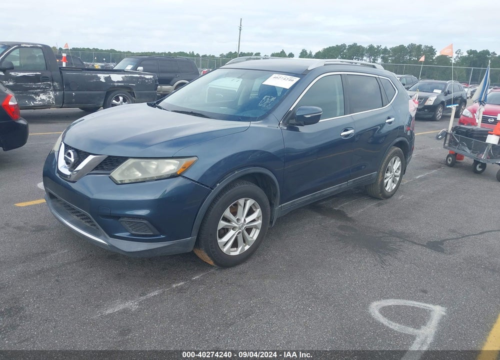 2014 NISSAN ROGUE SV VIN: 5N1AT2MVXEC773833