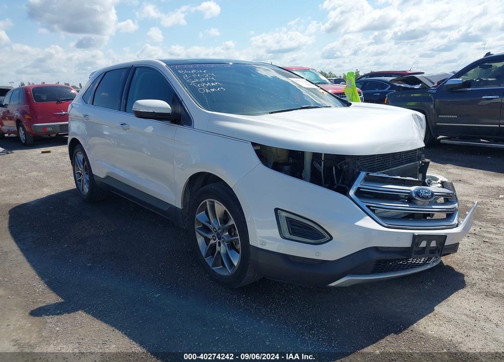 2015 FORD EDGE TITANIUM VIN: 2FMPK3K85FBB03396