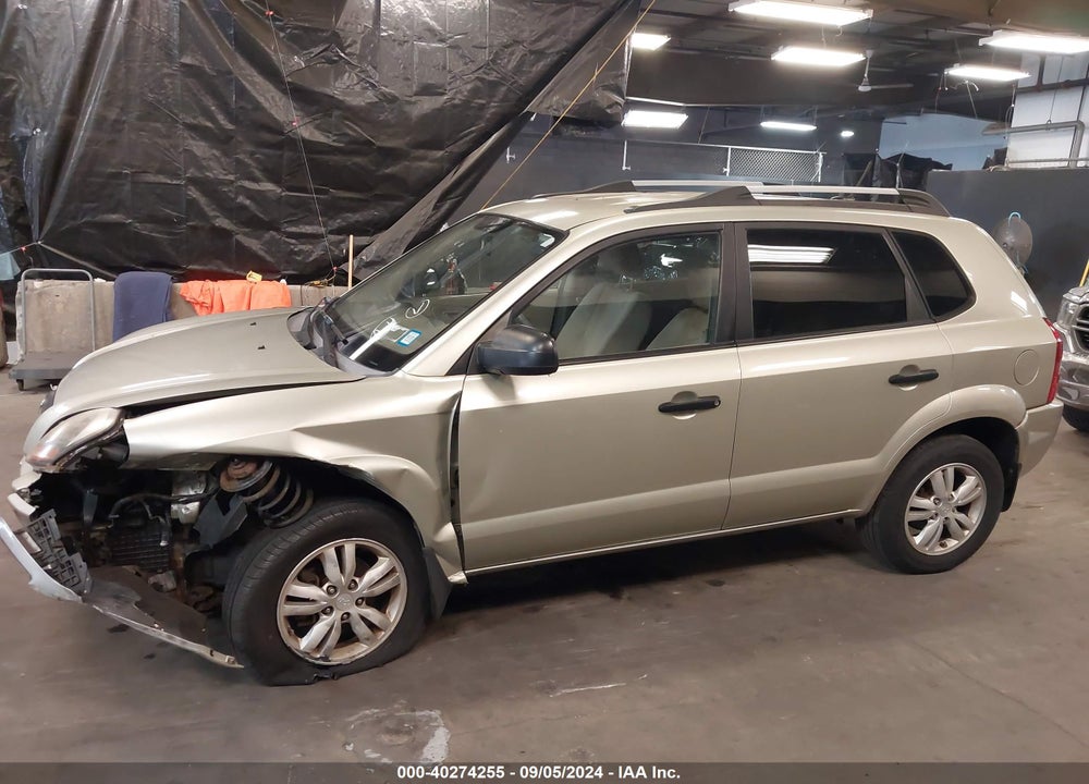 2009 HYUNDAI TUCSON GLS VIN: KM8JM12B69U936476