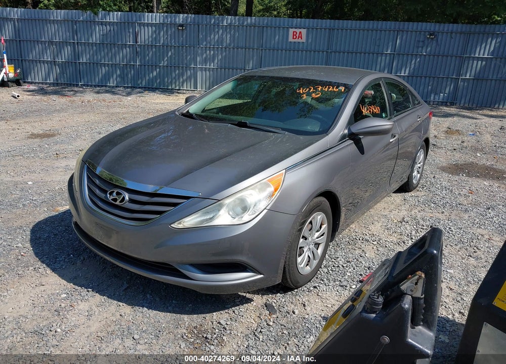 2011 HYUNDAI SONATA GLS VIN: 5NPEB4AC6BH255676