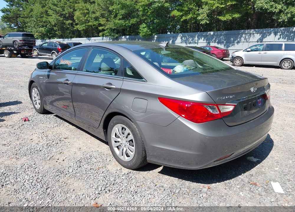 2011 HYUNDAI SONATA GLS VIN: 5NPEB4AC6BH255676