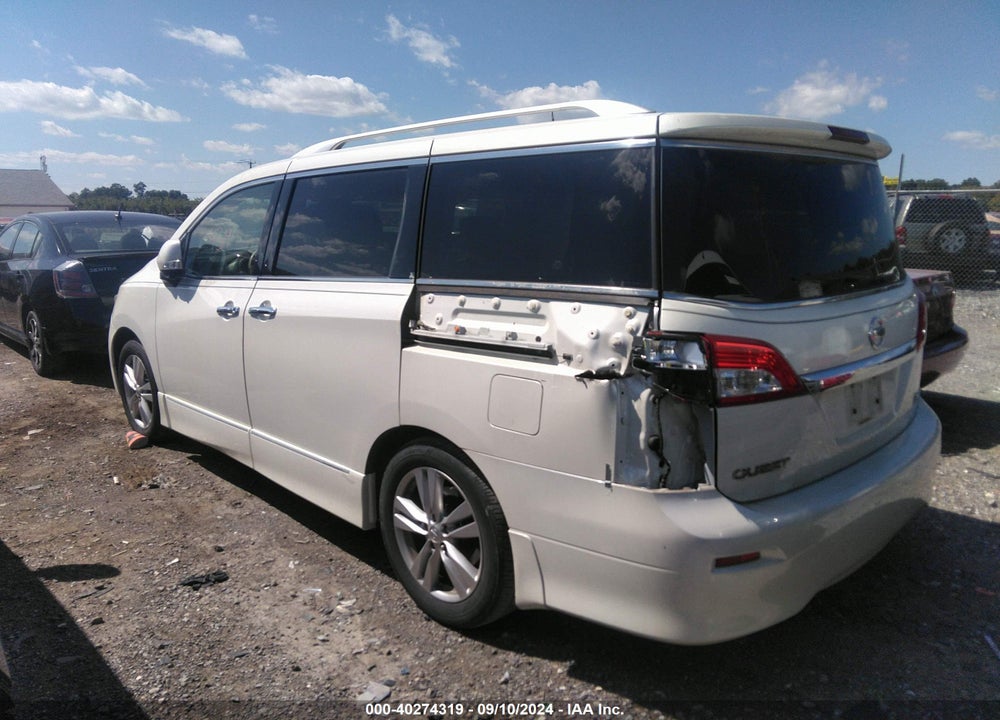 2015 NISSAN QUEST PLATINUM VIN: JN8AE2KPXF9121137