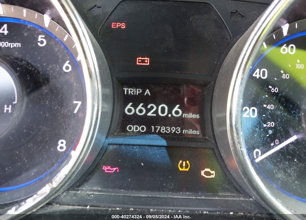 2011 HYUNDAI SONATA GLS VIN: 5NPEB4AC9BH203801