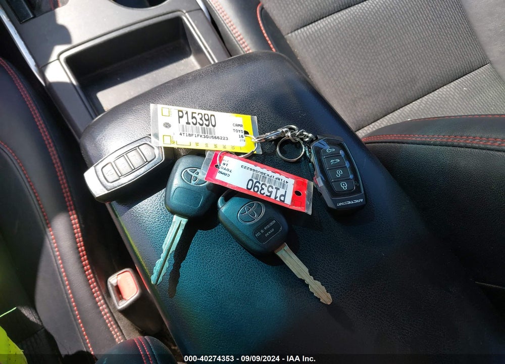 2016 TOYOTA CAMRY SE VIN: 4T1BF1FK3GU566223