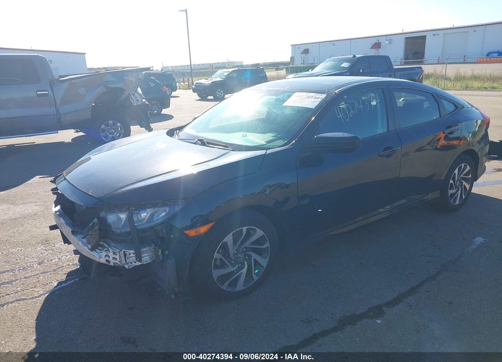 2018 HONDA CIVIC EX VIN: 19XFC2F76JE039444