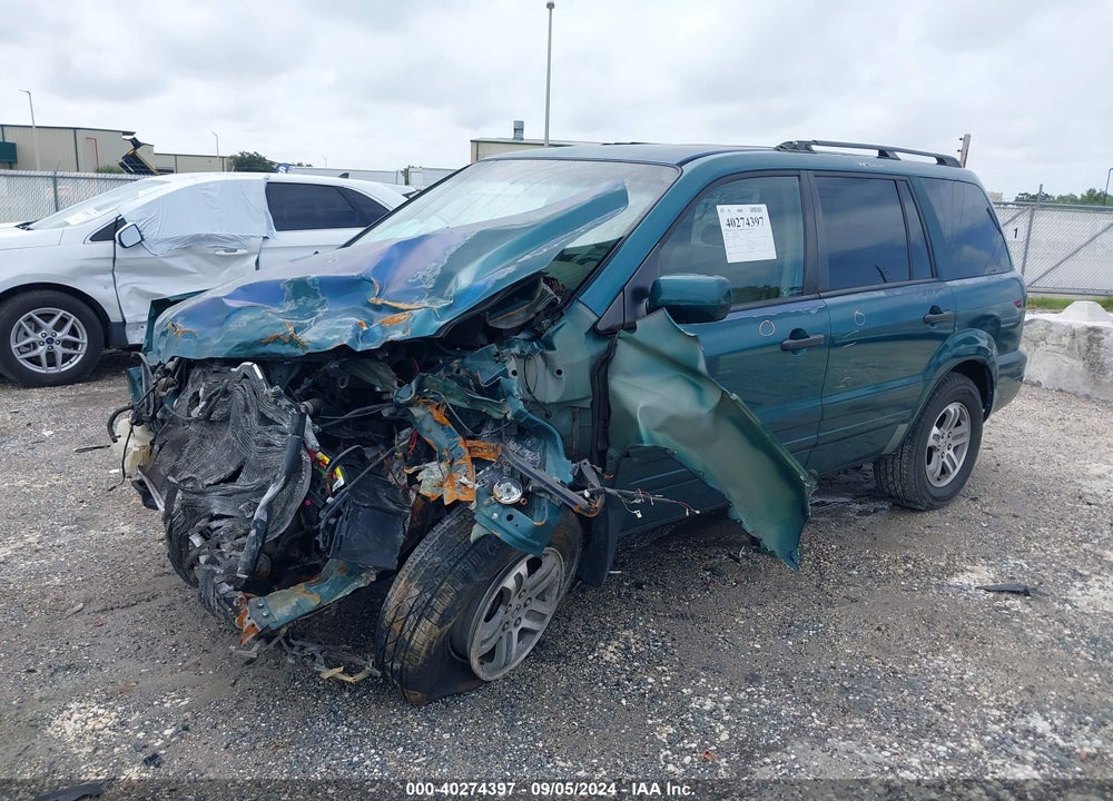 2003 HONDA PILOT EX-L VIN: 2HKYF18553H520449