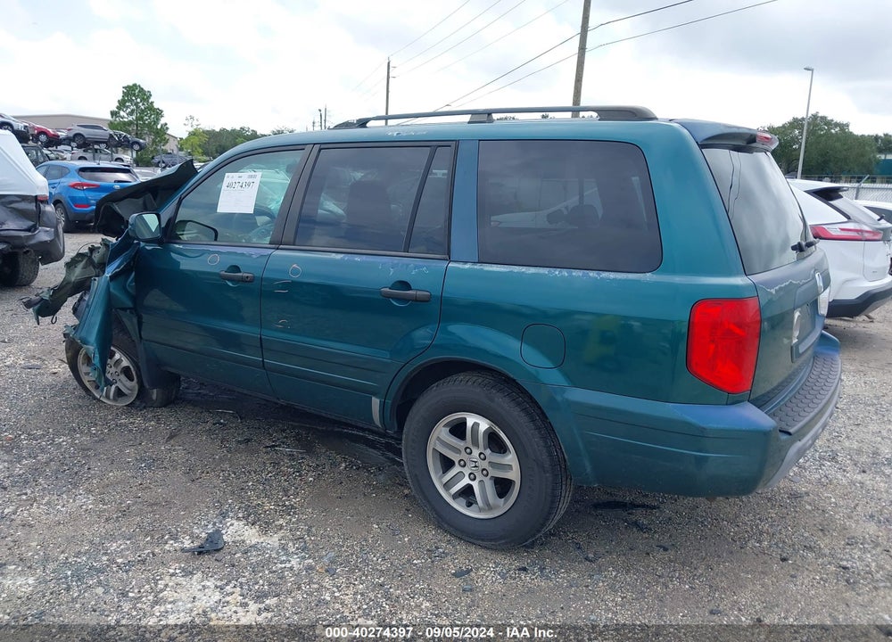 2003 HONDA PILOT EX-L VIN: 2HKYF18553H520449