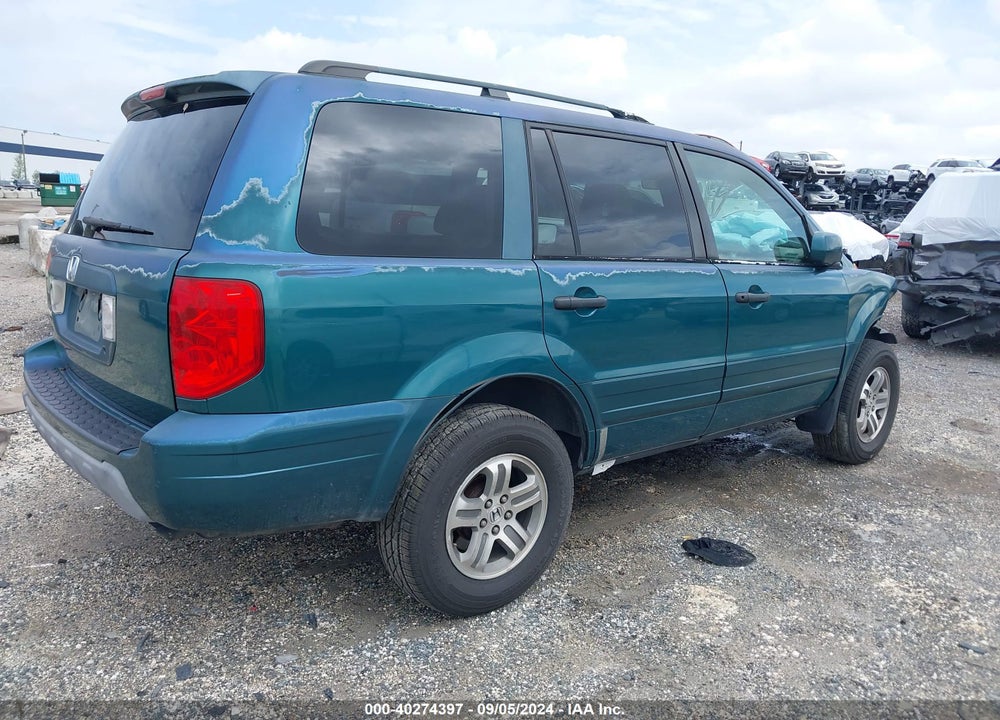 2003 HONDA PILOT EX-L VIN: 2HKYF18553H520449