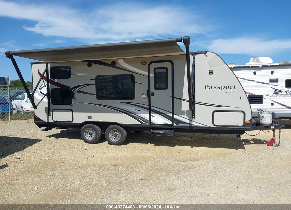 2015 KEYSTONE RV PASSPORT ELITE/BUMPER PULL VIN: 4YDT23828FT414534