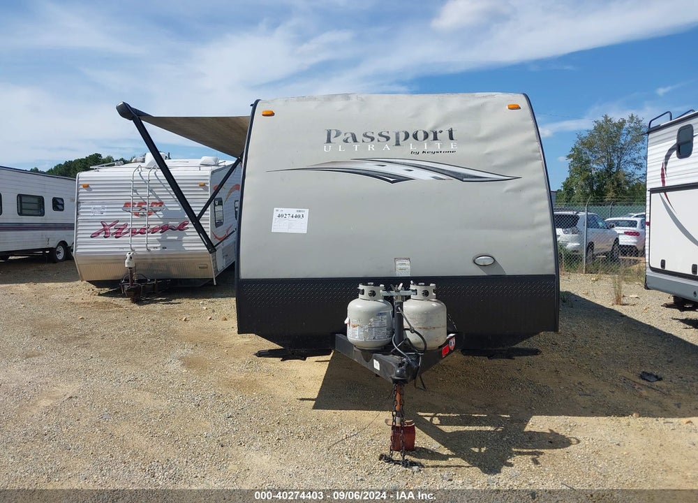 2015 KEYSTONE RV PASSPORT ELITE/BUMPER PULL VIN: 4YDT23828FT414534