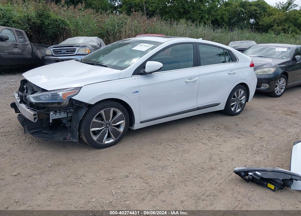 2019 HYUNDAI IONIQ HYBRID LIMITED VIN: KMHC85LC5KU122742