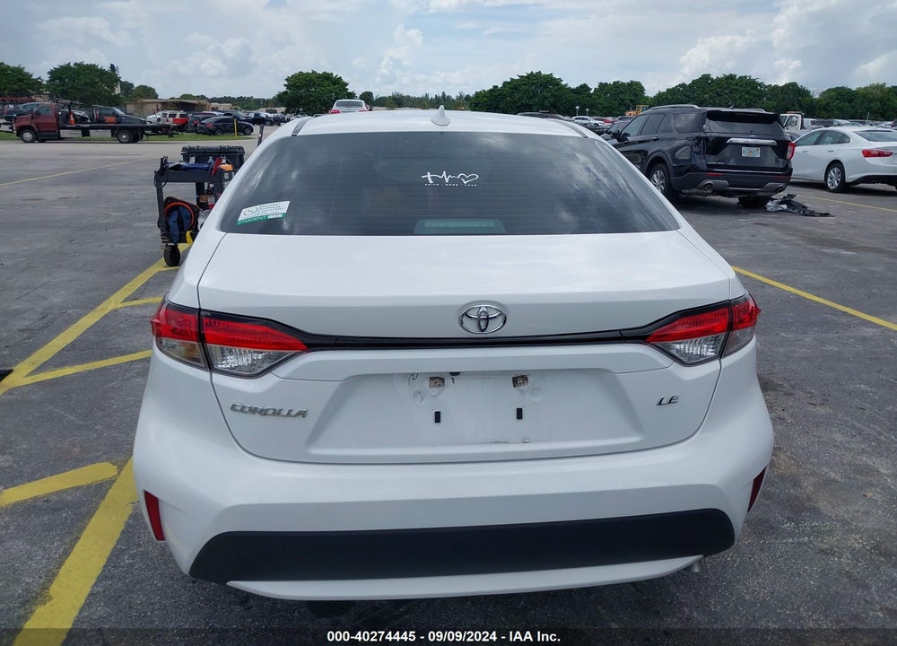 2021 TOYOTA COROLLA LE VIN: 5YFEPMAE5MP265155